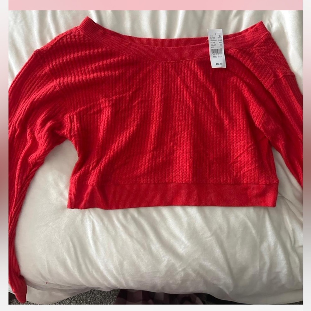 PacSun Red Off-Shoulder Top